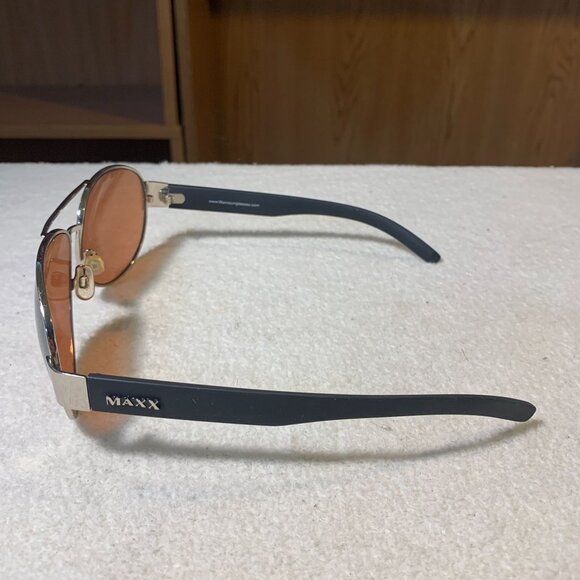 Maxx Sunglasses Aviator HD #16 Black - Picture 10 of 12